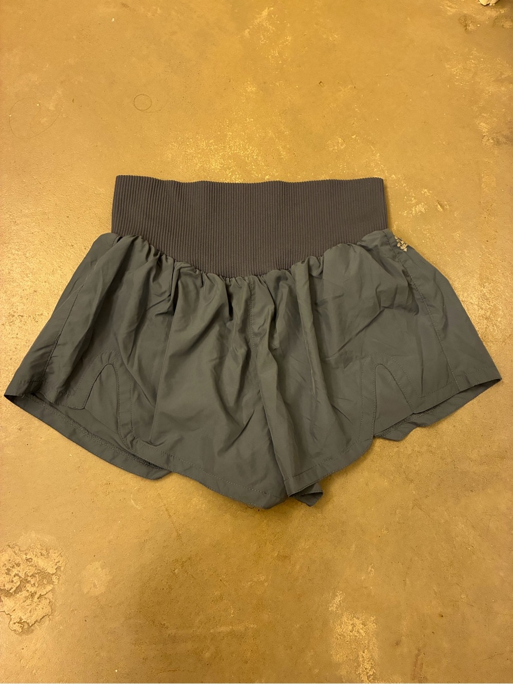 Free People Movement Carpe Diem Shorts in Slate Blue
